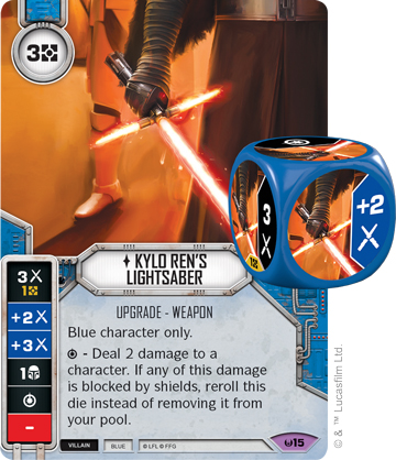 Kylo Rens Lightsaber (Sold with matching Die)